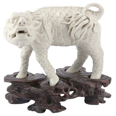 Lot 356 - Chinese Dehua Figure of a Qilin 19th Century...