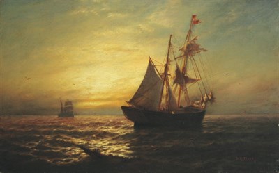 Lot 1043 - James Gale Tyler American, 1855-1931 Sunset...