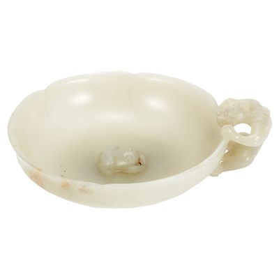 Lot 297 - Chinese Celadon Jade Brush Washer 19th Century...