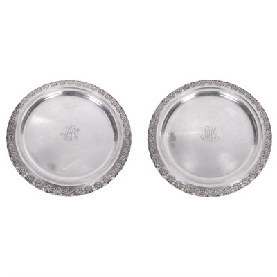 Lot 1150 - Pair of Tiffany & Co. Makers Sterling Silver...