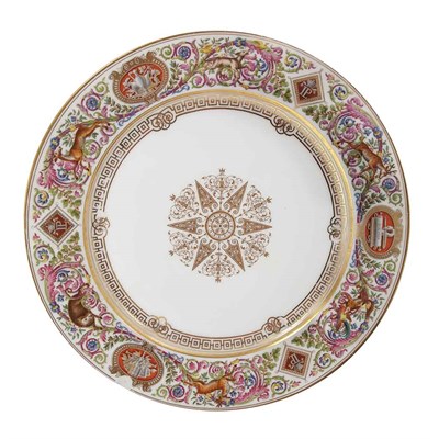 Lot 1413 - Sevres Gilt Decorated Porcelain Partial Dinner...