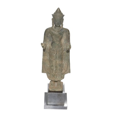 Lot 69 - Khmer Bronze Buddha 12/13th Century style,...