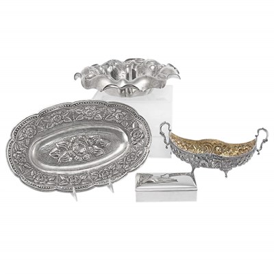 Lot 279 - Group of Four Sterling Silver Table Articles...