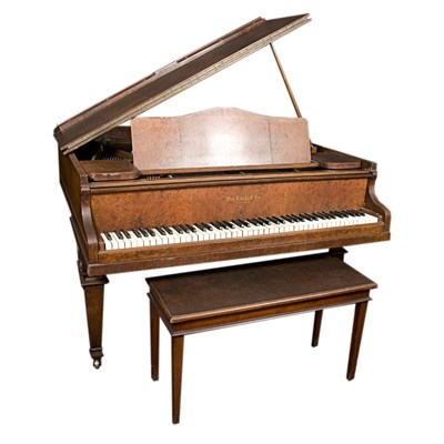 Lot 88A - William Knabe & Co. Walnut Baby Grand Piano...
