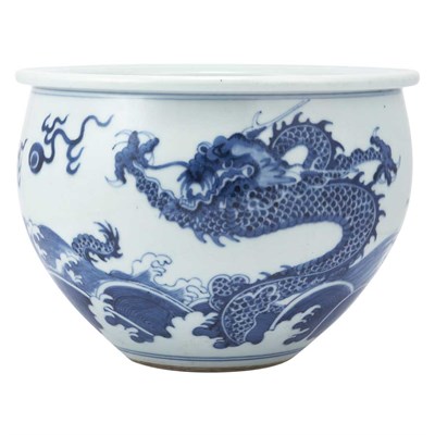 Lot 385 - Chinese Blue and White Bowl 18th/19th Century...