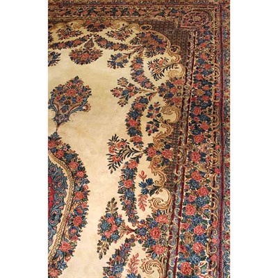 Lot 1444 - Kirman Carpet Southeast Persia, mid 20th...