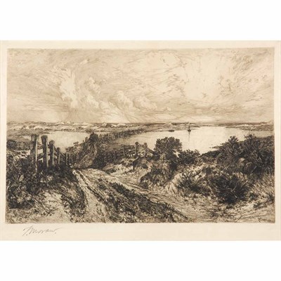 Lot 460 - Thomas Moran (1837-1926) MORNING (KLACKNER 54;...