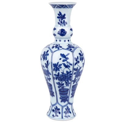 Lot 414 - Chinese Blue and White Glazed Vase 19th/20th...