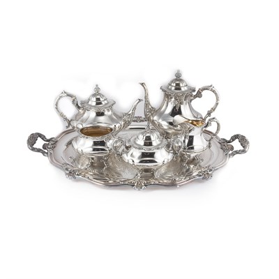 Lot 1163 - Reed & Barton Sterling Silver Footed Coffee...