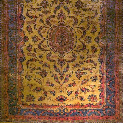 Lot 636 - Kirman Carpet Southeast Persia, mid 20th...