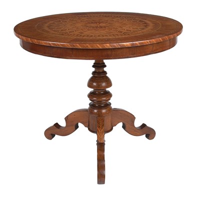 Lot 1431 - Italian Neoclassical Style Parquetry Inlaid...