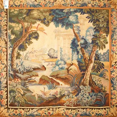 Lot 562 - Aubusson Verdure Tapestry France, 19th century...