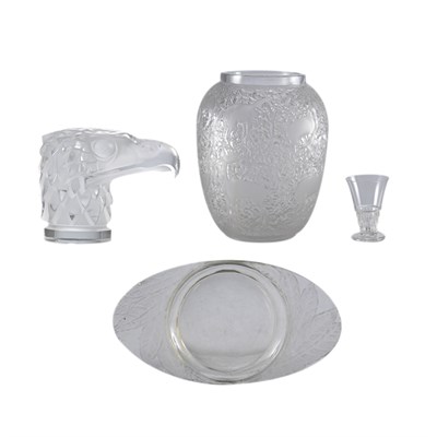 Lot 1301 - Group of Lalique Molded Glass Articles...