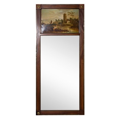 Lot 430 - Neoclassical Style Mahogany Trumeau Height 60...