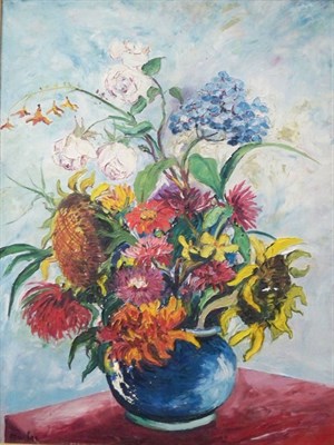 Lot 65 - Attributed to Elisee Maclet Floral Still Life...