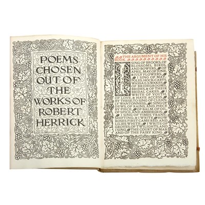 Lot 241 - [KELMSCOTT PRESS] HERRICK, ROBERT. Poems....