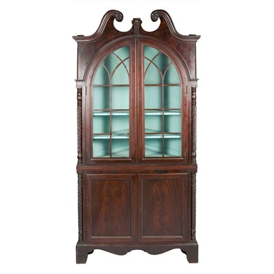 Lot 95 - Classical Style Mahogany Corner Cabinet Height...