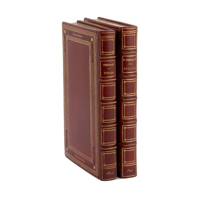 Lot 167 - EMERSON, RALPH WALDO Essays. First Series...