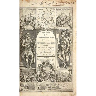 Lot 333 - THUCYDIDES Eight bookes of the Peloponnesian...