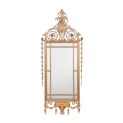 Lot 451 - Italian Neoclassical Gilt-Wood Mirror Rome,...