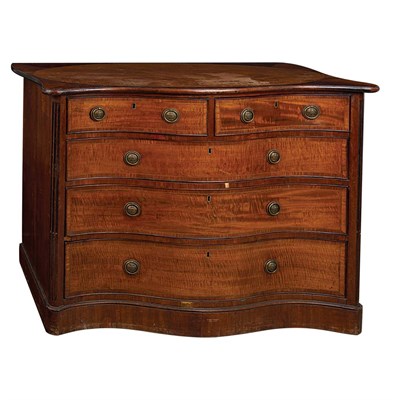 Lot 228 - George III Mahogany and Rosewood Commode Circa...