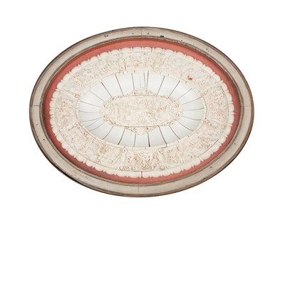 Lot 247 - French Ivory Tray Dieppe, 19th century...