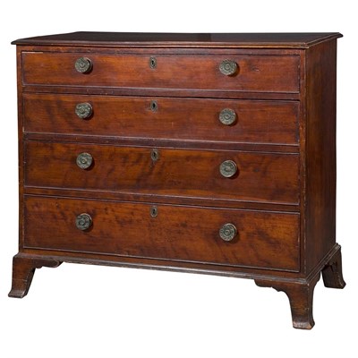 Lot 228 - Chippendale Mahogany Chest of Drawers The...
