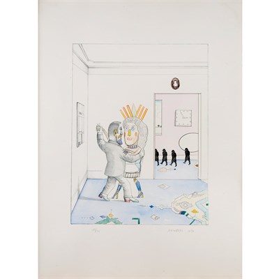 Lot 511 - Saul Steinberg (1914-1999) TANGO Hand-colored...