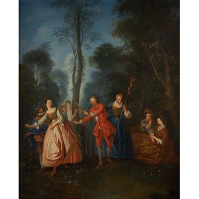 Lot 40 - French School 18th/19th Century Blind Man's...