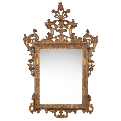 Lot 204 - Italian Rococo Gilt-Wood Mirror 18th Century...