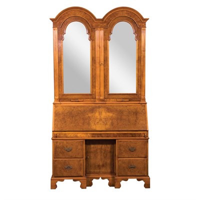 Lot 261 - Transitional George I/II Style Burl-Walnut...