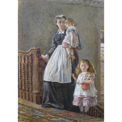 Lot 74 - George Goodwin Kilburne English, 1839-1924...