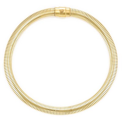 Lot 491 - Gold Snake Chain Necklace, Forstner