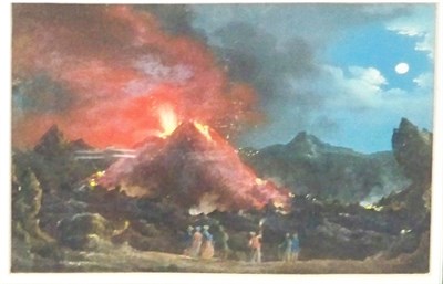 Lot 1011 - Attributed to Pierre Jacques Volaire Eruption...