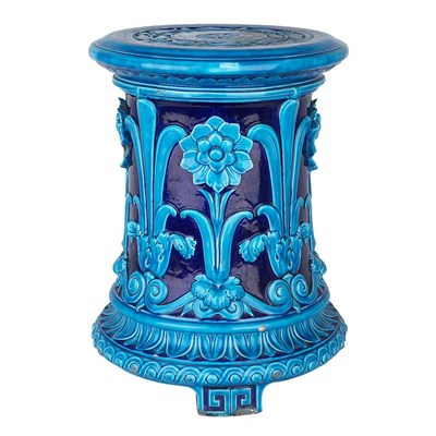Lot 1289 - Mintons Glazed Ceramic Garden Seat Circa 1875...