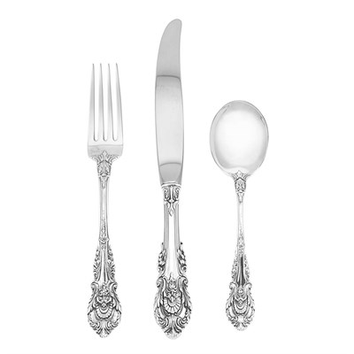 Lot 223 - Wallace Sterling Silver Flatware Service In...