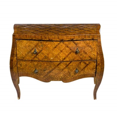 Lot 196 - Italian Inlaid Commode Height 29 inches, width...