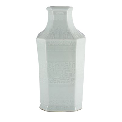 Lot 321 - Chinese Celadon Glazed Porcelain Vase Guangxu...