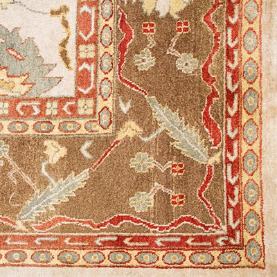 Lot 546 - Oushak Style Carpet India, contemporary The...
