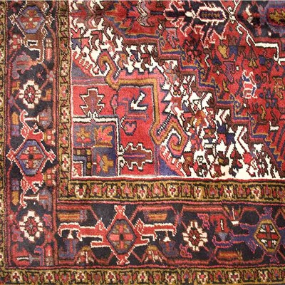 Lot 564 - Heriz Carpet Approximately 9 feet 8 inches x 6...