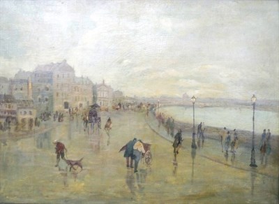 Lot 18 - Continental School 19th/20th Century A Rainy...