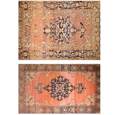 Lot 548 - Two Sarouk Rugs North Persia, early 20th...