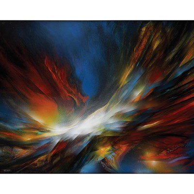 Lot 40 - Leonardo Nierman Mexican, b. 1932 Magic Flight...