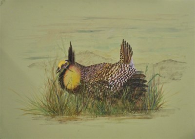 Lot 58 - Susan Leroux 20th Century Prairie Chicken...