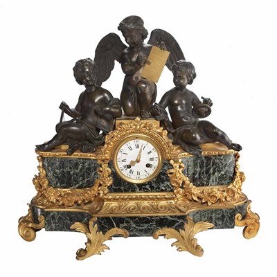 Lot 1384 - Louis XVI Style Gilt and Patinated-Metal...