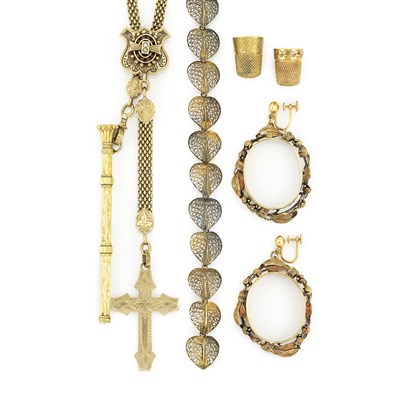Lot 562 - Group of  Antique Jewelry