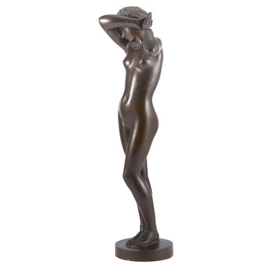 Lot 1133 - Bronze Figure of a Female Nude Slave Cast by...