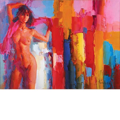 Lot 61 - Nicola Simbari Italian, b. 1927 Darleen Signed...