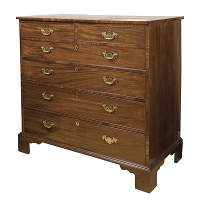 Lot 312 - George III Style Mahogany Chest of Drawers...