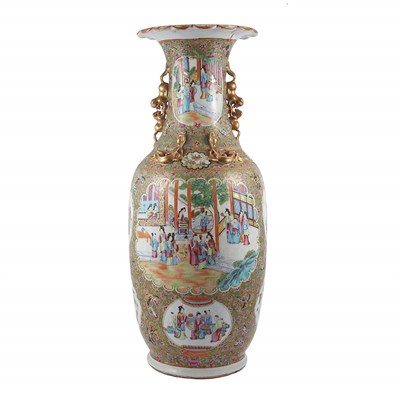 Lot 1086 - Chinese Famille Rose Porcelain Vase Of...